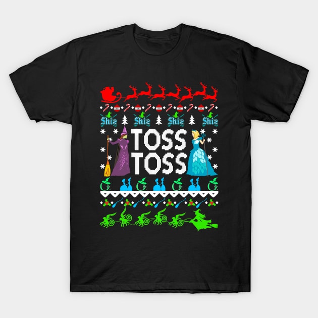 Broadway Ugly Christmas Sweater T-Shirt by KsuAnn